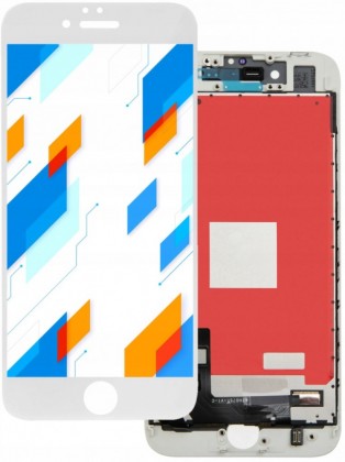 KOMPLETNY LCD + DOTYK APPLE IPHONE 8 A1863 A1905 BIAŁY