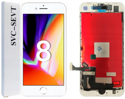 KOMPLETNY LCD + DOTYK APPLE IPHONE 8 A1863 A1905 BIAŁY
