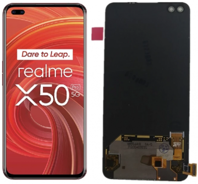 KOMPLETNY LCD + DOTYK REALME X50 PRO RMX2076 RMX2075