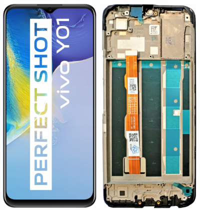 KOMPLETNY LCD + DOTYK VIVO Y01 RAMKA