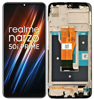KOMPLETNY LCD + DOTYK REALME NARZO 50I PRIME RAMKA