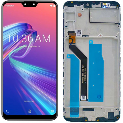 KOMPLETNY LCD + DOTYK ASUS ZENFONE MAX PRO M2 CZARNY RAMKA