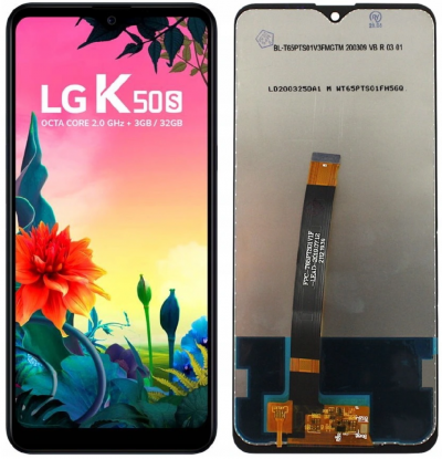 KOMPLETNY LCD + DOTYK LG K50S CZARNY