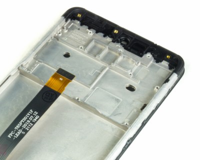KOMPLETNY LCD + DOTYK LG K50S CZARNY Z RAMKĄ