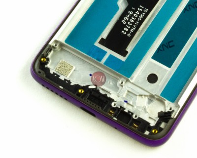KOMPLETNY LCD + DOTYK MOTO G8 PLAY RAMKA NIEBIESKA