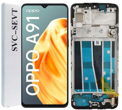 KOMPLETNY LCD + DOTYK OPPO A91 INCELL RAMKA