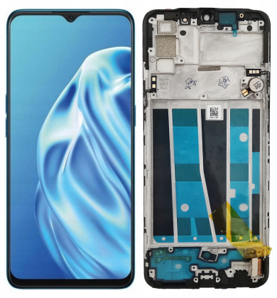 KOMPLETNY LCD + DOTYK OPPO A91 OLED RAMKA