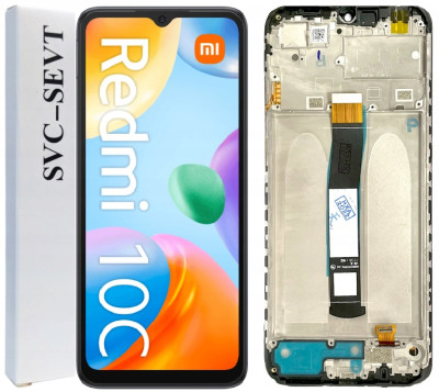 KOMPLETNY LCD + DOTYK XIAOMI REDMI 10C RAMKA