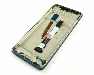 KOMPLETNY LCD + DOTYK XIAOMI POCO X3 RAMKA NIEBIESKA