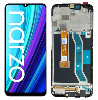 KOMPLETNY LCD + DOTYK REALME NARZO 30A RMX3171 RAMKA