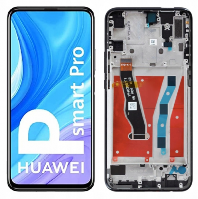 KOMPLETNY LCD + DOTYK HUAWEI P SMART PRO STK-L21 RAMKA
