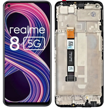 KOMPLETNY LCD + DOTYK REALME 8 5G RMX3241 RAMKA