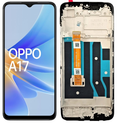 KOMPLETNY LCD + DOTYK OPPO A17 RAMKA