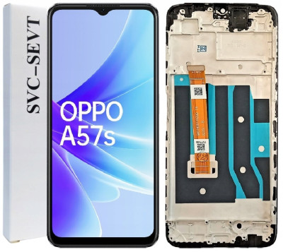 KOMPLETNY LCD + DOTYK OPPO A57S CPH2385 RAMKA