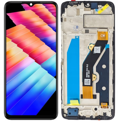KOMPLETNY LCD + DOTYK  INFINIX HOT 30i X669 RAMKA